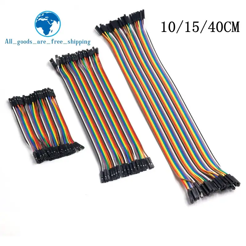 Перемычка TZT Dupont Line 10 см/15 см/40 см штырь гнездо кабель для arduino набор сделай сам|cable