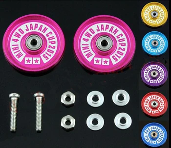 Yuenhoang 2Pairs 19mm Aluminum Alloy Ball-race Rollers with Bearing Screw 94886 Spare Parts For DIY Tamiya Mini 4WD RC Car Model
Yuenhoang 2Pairs 19mm Aluminum Alloy Ball-race Rollers with Bearing Screw 94886 Spare Parts For DIY Tamiya Mini 4WD RC Car Model
