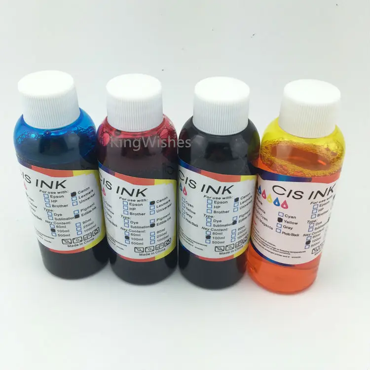 Top Quality 100ML x 4PCS T1881 T1882 T1883 T1884 Edible Ink For Epson WF-7621 WF-7111 WF-3641 Inkjet Printer Top Quality 100ML x 4PCS T1881 T1882 T1883 T1884 Edible Ink For Epson WF-7621 WF-7111 WF-3641 Inkjet Printer<br><br>Aliexpress