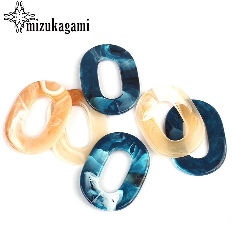 40*55mm Acrylic Beads Brown/Blue Long Oval Flat Hollow Loose Connector Acrylic Beads Charms For DIY Jewelry Making Accessories
40*55mm Acrylic Beads Brown/Blue Long Oval Flat Hollow Loose Connector Acrylic Beads Charms For DIY Jewelry Making Accessories