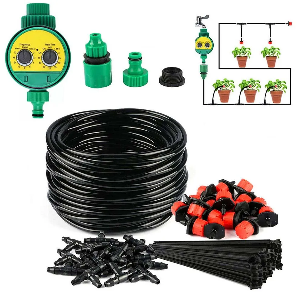Automatic Garden Water Timer Automatic Digital Timer Watering Irrigation System Kit Garden Hose for Plants
Automatic Garden Water Timer Automatic Digital Timer Watering Irrigation System Kit Garden Hose for Plants