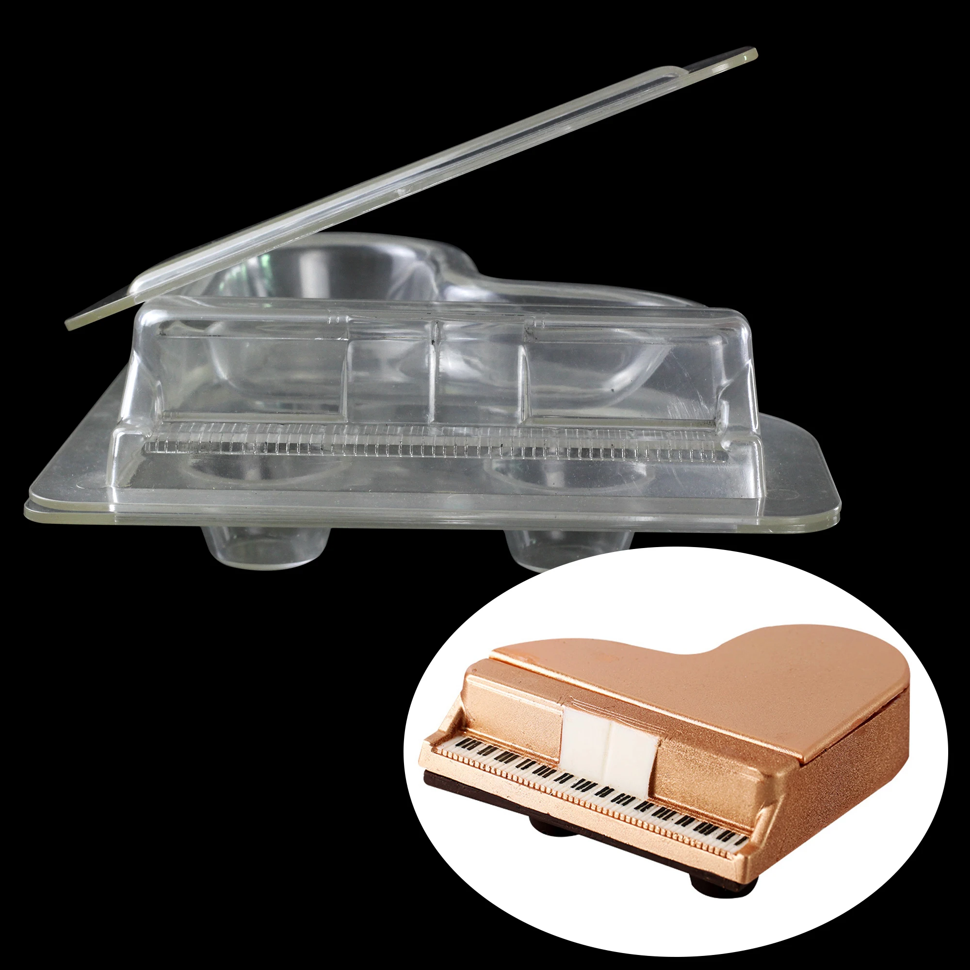 DIY 3D piano shape polycarbonate Chocolate mold , baking accessories cake decoration Confectionery tools plastic candy mould
DIY 3D piano shape polycarbonate Chocolate mold , baking accessories cake decoration Confectionery tools plastic candy mould