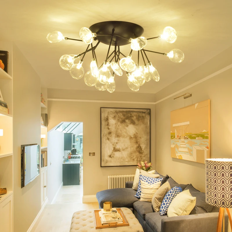 Modern LED ceiling lamp living room ceiling lights Iron glass illumination bedroom fixtures home luminaire ceiling lighting
Modern LED ceiling lamp living room ceiling lights Iron glass illumination bedroom fixtures home luminaire ceiling lighting