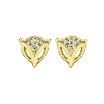 10 Pairs Romantic Pave Cubic Zirconia Little Fox Stud Earrings Cute Animal Orecchini Women Girls Jewelry Accessories
10 Pairs Romantic Pave Cubic Zirconia Little Fox Stud Earrings Cute Animal Orecchini Women Girls Jewelry Accessories