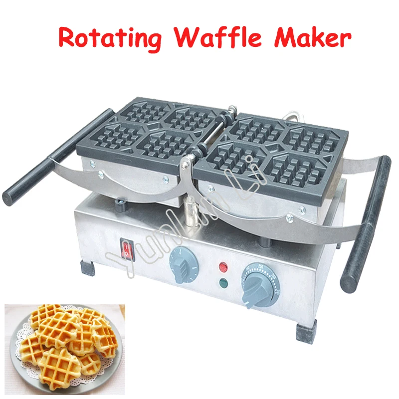Rotating Waffle Maker with Small/Big Grid 220V Commercial Waffle Cake Making Machine
Rotating Waffle Maker with Small/Big Grid 220V Commercial Waffle Cake Making Machine