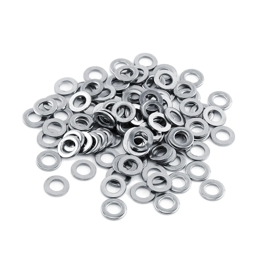 100pcs/Lot 304 Stainless Steel Metric flat Washers Screw Repair Kit Tool M6/M8/M10
100pcs/Lot 304 Stainless Steel Metric flat Washers Screw Repair Kit Tool M6/M8/M10
