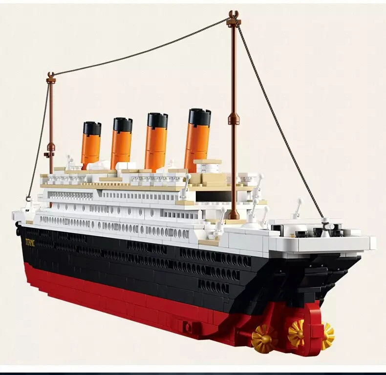 0577 Titanic Building Block Cruise Ship Building Block Educational Toy Sluban Building Block DIY Brick Compatible With wange
0577 Titanic Building Block Cruise Ship Building Block Educational Toy Sluban Building Block DIY Brick Compatible With wange