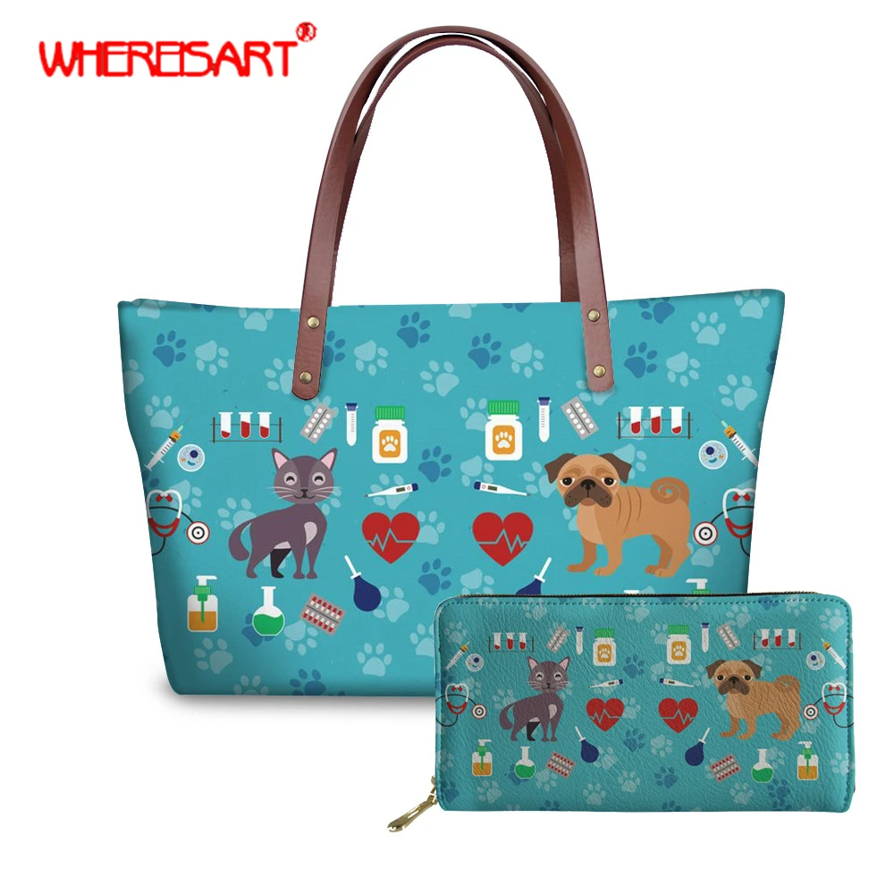 WHEREISART Dog Lover Prints Bags Handbag for Women 2019 Casual Tote Bags Large Women Top-handbag Bag Ladies Shoulder Bags Female
WHEREISART Dog Lover Prints Bags Handbag for Women 2019 Casual Tote Bags Large Women Top-handbag Bag Ladies Shoulder Bags Female