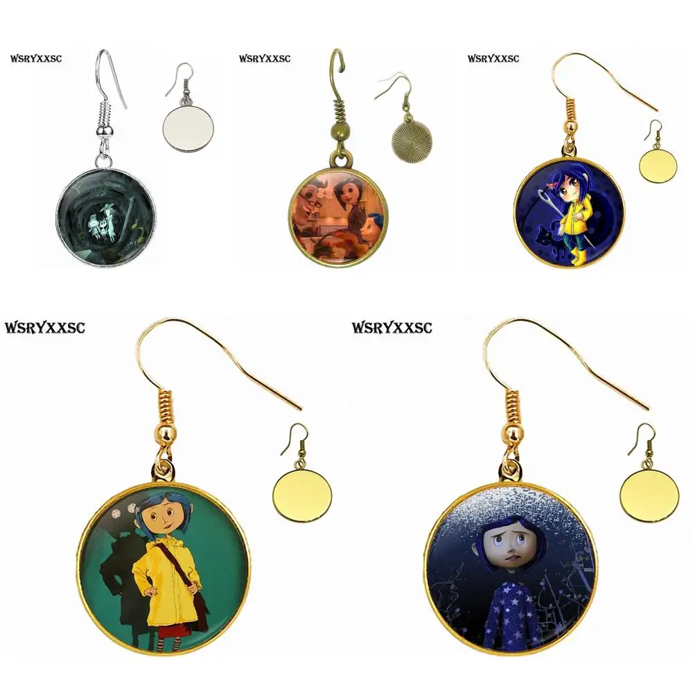 EJ Glaze Vintage Cabochon Colorful Collar Bronze/Silver/Golden Clip Ear Hook Drop Earrings For Women Kids Coraline
EJ Glaze Vintage Cabochon Colorful Collar Bronze/Silver/Golden Clip Ear Hook Drop Earrings For Women Kids Coraline