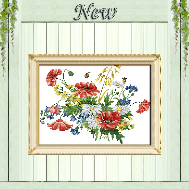 The flowers are in full bloom Painting Counted Print on the canvas DMC 14CT 11CT DIY Cross Stitch Needlework Kits Embroidery Set
The flowers are in full bloom Painting Counted Print on the canvas DMC 14CT 11CT DIY Cross Stitch Needlework Kits Embroidery Set