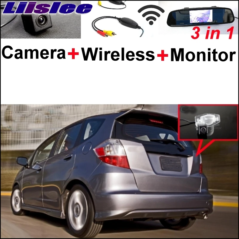 Liislee 3 in1 Mirror Monitor Esay Back Up Parking System + Special Rear View Camera + Wireless Receiver For Honda Fit 2002~2017
Liislee 3 in1 Mirror Monitor Esay Back Up Parking System + Special Rear View Camera + Wireless Receiver For Honda Fit 2002~2017