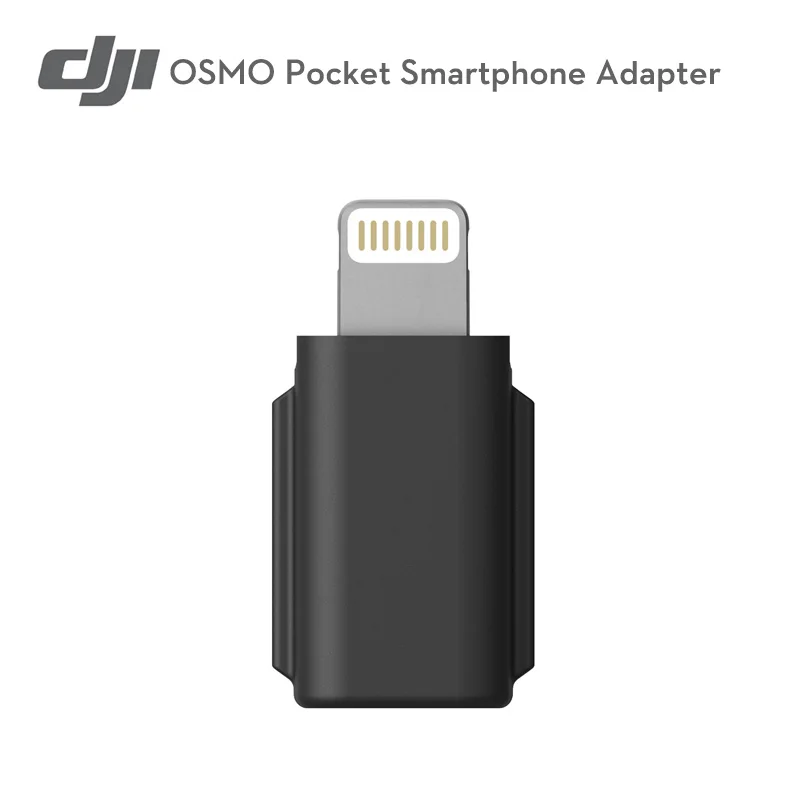 DJI OSMO Pocket Smartphone Adapter Lightnings Connector Type -C Connector Connects Osmo Pocket to your smartphone
DJI OSMO Pocket Smartphone Adapter Lightnings Connector Type -C Connector Connects Osmo Pocket to your smartphone