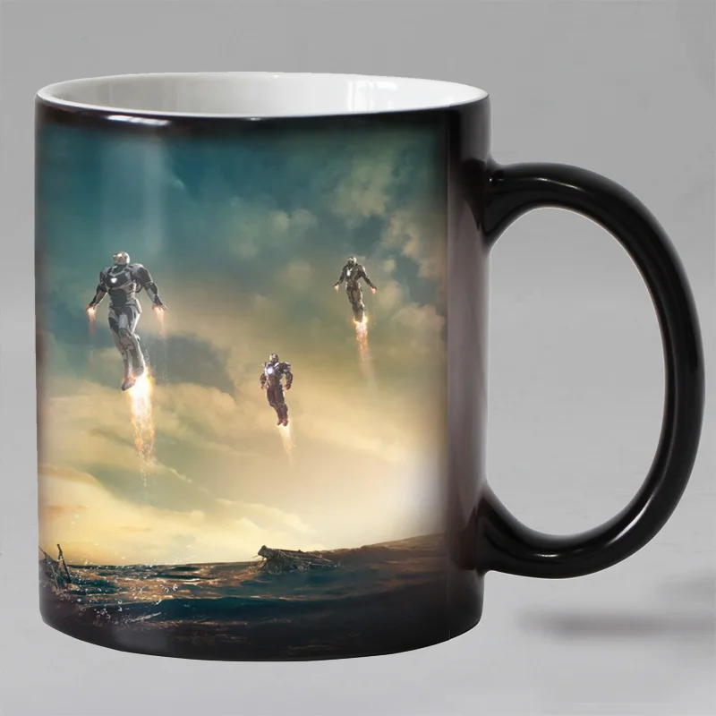 Free shipping iron man Heat sensitive Coffee mugs and cups Ceramic Magic Color changing Tea Cup suprise gift
Free shipping iron man Heat sensitive Coffee mugs and cups Ceramic Magic Color changing Tea Cup suprise gift