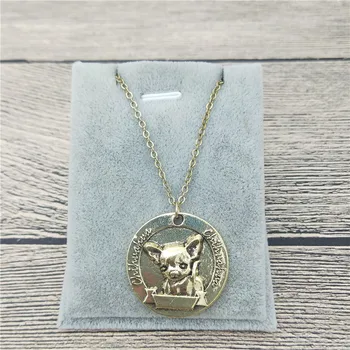 New Vintage Retro Chihuahua Necklace High Quality Chihuahua Pendant Necklace Women Pet Dog Pendant Jewelry
New Vintage Retro Chihuahua Necklace High Quality Chihuahua Pendant Necklace Women Pet Dog Pendant Jewelry