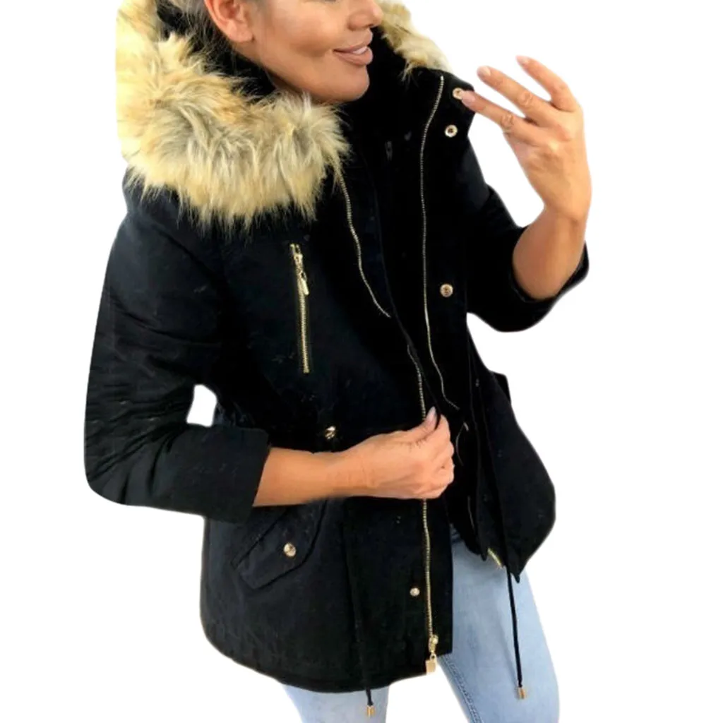 Woman Jackets Winter 2018 Women Warm Military Hooded Jacket Streetwear Ladies Casual Faux Fur Coats Outwear chaqueta mujer
Woman Jackets Winter 2018 Women Warm Military Hooded Jacket Streetwear Ladies Casual Faux Fur Coats Outwear chaqueta mujer