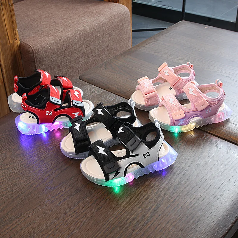 Glowing Girls Sandals Summer Kids Shoes Children's Beach Shoes Girls 2019 Summer New 1-6 Years 3 Colors Baby Toddler Shoes
Glowing Girls Sandals Summer Kids Shoes Children's Beach Shoes Girls 2019 Summer New 1-6 Years 3 Colors Baby Toddler Shoes
