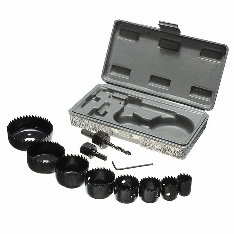 11Pcs DIY Hole Saw Bit Cutting Set Kit Wood Sheet Metal Alloys Circular Round Case Drill Bits WWO66
11Pcs DIY Hole Saw Bit Cutting Set Kit Wood Sheet Metal Alloys Circular Round Case Drill Bits WWO66