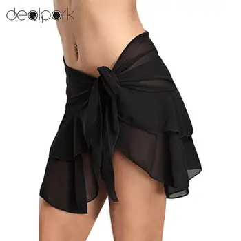 Summer Hot Sexy female Mini Skirts Women Sheer Beach Skirt Solid Ruffle Skirt Elegant Ladies Swimsuit Beachwear Black/White
Summer Hot Sexy female Mini Skirts Women Sheer Beach Skirt Solid Ruffle Skirt Elegant Ladies Swimsuit Beachwear Black/White