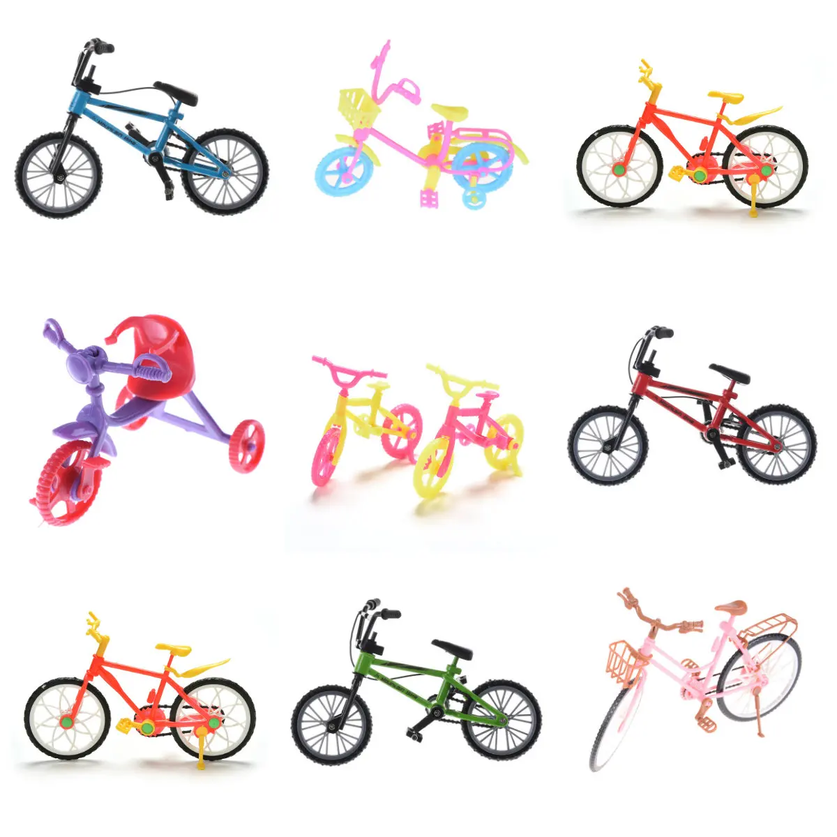 Hot Sale Play House Toy Child Dollhouse Preted Play Handmade Bicycles Toy Children Plastic Mini Bike for Doll Accessories Kids
Hot Sale Play House Toy Child Dollhouse Preted Play Handmade Bicycles Toy Children Plastic Mini Bike for Doll Accessories Kids