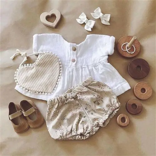 Emmababy Newborn Baby Girl Short Sleeve Top+Floral Shorts Summer Outfit 2Pcs Clothes
Emmababy Newborn Baby Girl Short Sleeve Top+Floral Shorts Summer Outfit 2Pcs Clothes
