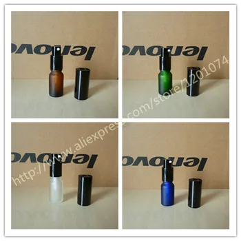 10ml clear/blue/green/brown frosted Glass Bottle With aluminum shiny black pump+lid.for lotion container.liquid packing.
10ml clear/blue/green/brown frosted Glass Bottle With aluminum shiny black pump+lid.for lotion container.liquid packing.