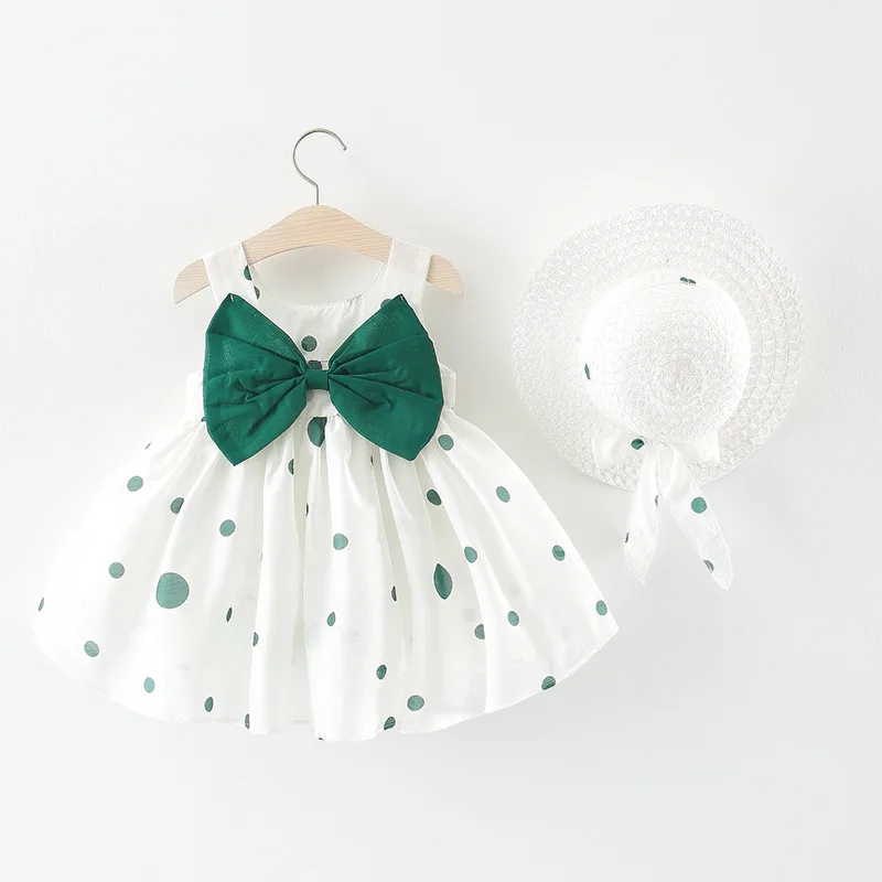 Cukoe Cute Baby Girls Flower Princess Strap Dress Sundress with Bow for Newborn Infant Children Clothes Kid Clothing +Hat
Cukoe Cute Baby Girls Flower Princess Strap Dress Sundress with Bow for Newborn Infant Children Clothes Kid Clothing +Hat