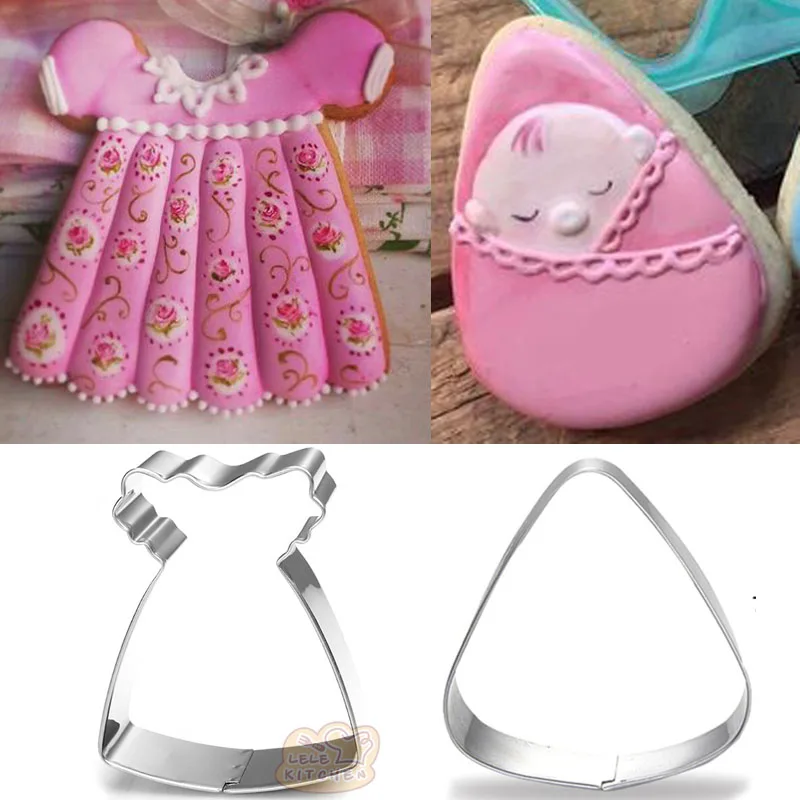1pcs patisserie reposteria Bakeware Baby Girl Dress Moldes Metal Cookie Cutter Fondant Cake Decor Tool Biscuit Pastry Shop Mould
1pcs patisserie reposteria Bakeware Baby Girl Dress Moldes Metal Cookie Cutter Fondant Cake Decor Tool Biscuit Pastry Shop Mould