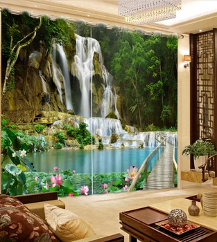 Custom Beautiful waterfall landscape Curtains For Bedroom 3D Photo Printing Curtain For Living room Window Sofa Home Decor
Custom Beautiful waterfall landscape Curtains For Bedroom 3D Photo Printing Curtain For Living room Window Sofa Home Decor