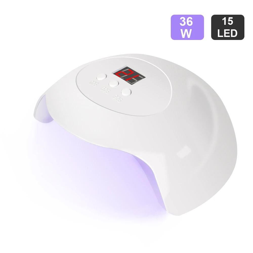 Nail Dryer For Nail LED UV Lamp 45W MINI USB Lamp For Manicure LCD Display Drying All Gels Nail Polish Nail Art Tools 15 LEDS
Nail Dryer For Nail LED UV Lamp 45W MINI USB Lamp For Manicure LCD Display Drying All Gels Nail Polish Nail Art Tools 15 LEDS