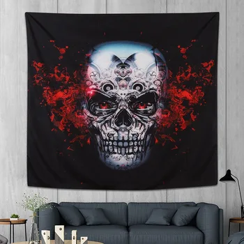 Funny Skull Skeleton Roll Skull Tapestries 1PC Wall Hanging Tapestry for Room Halloween Decoration Wall Art Black and White
Funny Skull Skeleton Roll Skull Tapestries 1PC Wall Hanging Tapestry for Room Halloween Decoration Wall Art Black and White