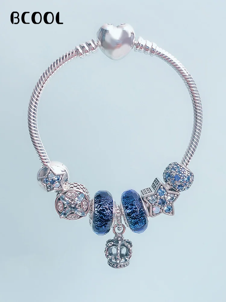 100%925 Sterling Silver Original Copy 1:1 Retro Silver Charm Bracelet Crystal Beads Fine Bracelet Women's Jewelry Gifts
100%925 Sterling Silver Original Copy 1:1 Retro Silver Charm Bracelet Crystal Beads Fine Bracelet Women's Jewelry Gifts