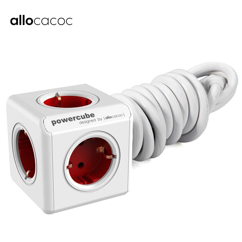 Allocacoc home use EU Socket Extension Cable 1.5m 3m power strip PowerCube Plug charger Extended 5 Outlets Adapter Multi Switch
Allocacoc home use EU Socket Extension Cable 1.5m 3m power strip PowerCube Plug charger Extended 5 Outlets Adapter Multi Switch