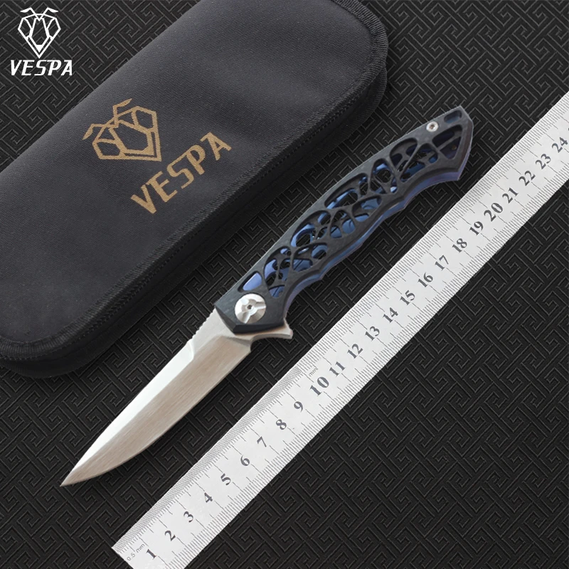 Free shipping,VESPA Version Dmitry Sinkevich Custom folding Knife,Blade:M390(satin),Handle:Carbon fiber+TC4,outdoor EDC tools
Free shipping,VESPA Version Dmitry Sinkevich Custom folding Knife,Blade:M390(satin),Handle:Carbon fiber+TC4,outdoor EDC tools