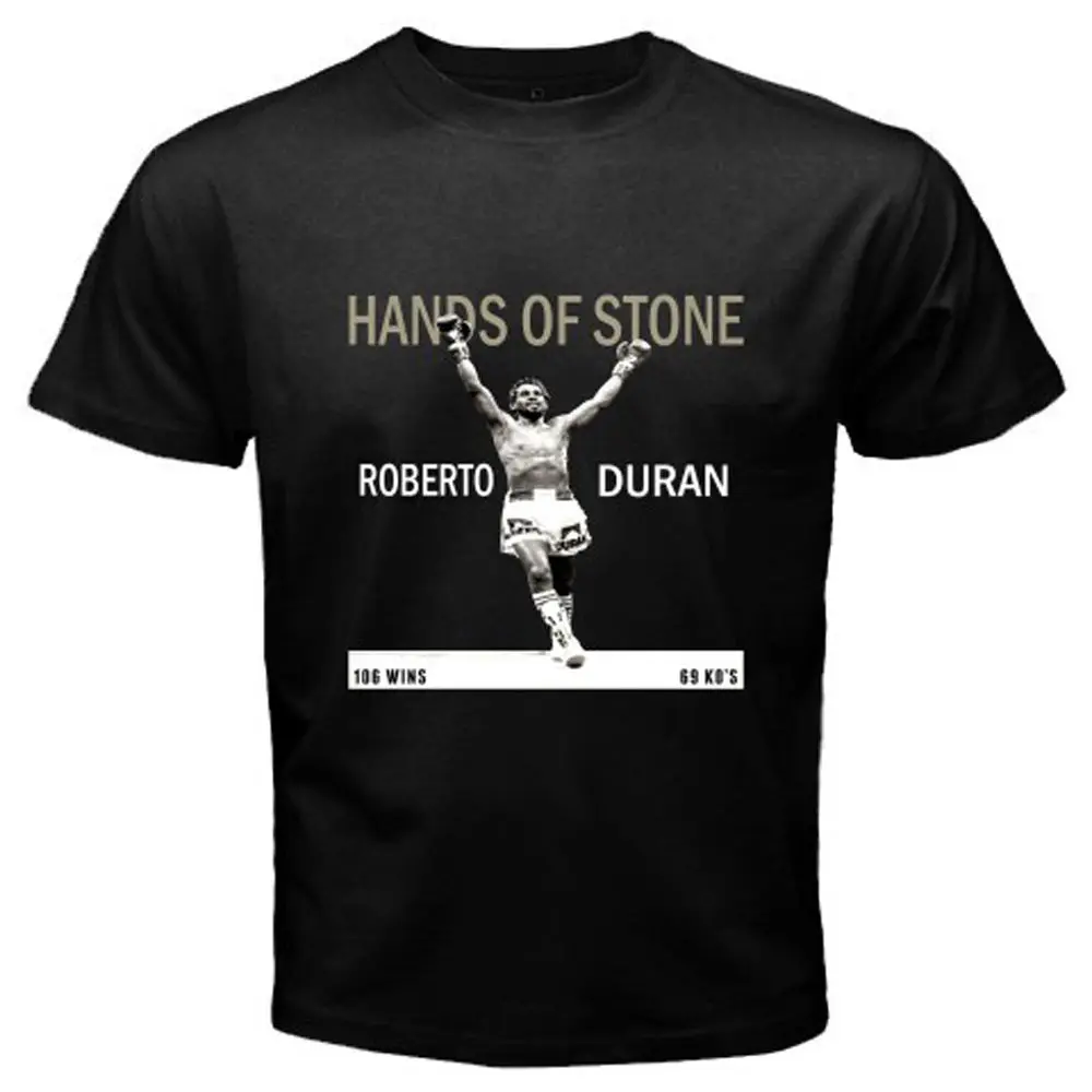 ROBERTO DURAN Hands of Stone Boxinger Legend Men's Black T-Shirt Size S to 3XLPrint Fitness T-Shirt
ROBERTO DURAN Hands of Stone Boxinger Legend Men's Black T-Shirt Size S to 3XLPrint Fitness T-Shirt