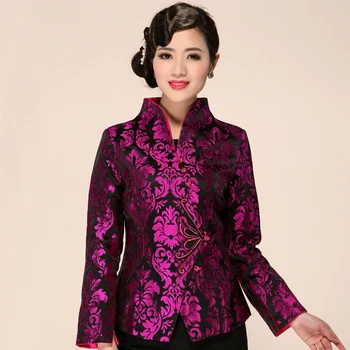Purple Chinese Women Traditional Satin Jacket Spring Autumn New Style Floral Coat Casual Vintage Clothing M L XL XXL XXXL L0091
Purple Chinese Women Traditional Satin Jacket Spring Autumn New Style Floral Coat Casual Vintage Clothing M L XL XXL XXXL L0091
