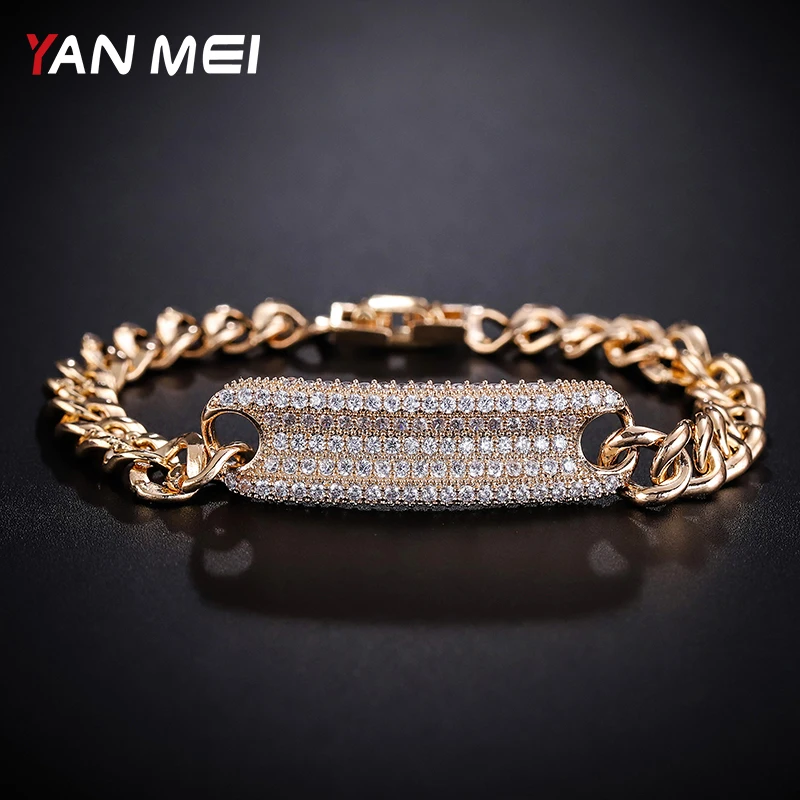 YANMEI CZ Crystal Tennis Bracelet Zircon Bracelet Bangle Chains Crystal Gold Bracelets For Women Female Jewelry YMS0743
YANMEI CZ Crystal Tennis Bracelet Zircon Bracelet Bangle Chains Crystal Gold Bracelets For Women Female Jewelry YMS0743