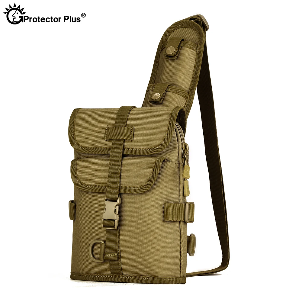 PROTECTOR PLUS Outdoor Tactical Travel Riding Dual-Use Chest Bag Sports Backpack Casual Messenger Multi-Function Army Male Bag
PROTECTOR PLUS Outdoor Tactical Travel Riding Dual-Use Chest Bag Sports Backpack Casual Messenger Multi-Function Army Male Bag