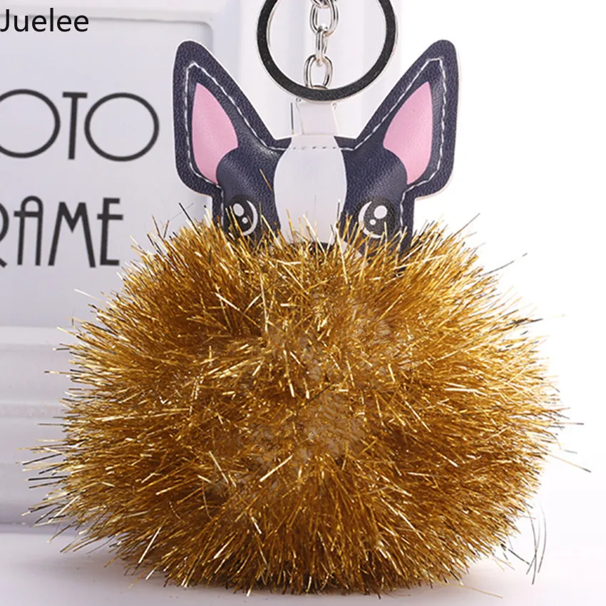Golden Silver Bright Silk Key Chain Ball Dog Unicorn Pendant Keychain for Woman Sequine Bag Hanging Car Keychain
Golden Silver Bright Silk Key Chain Ball Dog Unicorn Pendant Keychain for Woman Sequine Bag Hanging Car Keychain