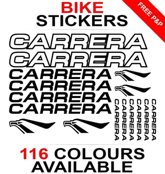 For 1Set Carrera decals stickers sheet (cycling, mtb, bmx, road, bike) die-cut logo Car Styling
For 1Set Carrera decals stickers sheet (cycling, mtb, bmx, road, bike) die-cut logo Car Styling