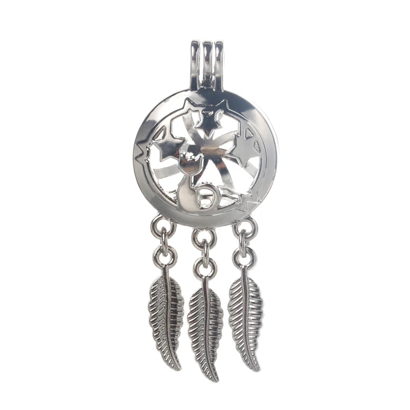 6pcs Silver Star cat Dreamcatcher Pearl Cage Jewelry Making Bead Cage Pendant Essential Oil Diffuser Locket For Oyster Pearl
6pcs Silver Star cat Dreamcatcher Pearl Cage Jewelry Making Bead Cage Pendant Essential Oil Diffuser Locket For Oyster Pearl
