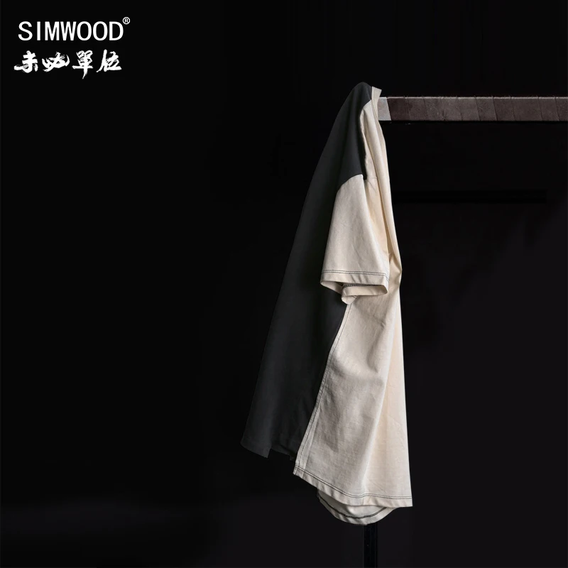 SIMWOOD 2019 summer new Patchwork t-shirt men fashion hip hop contrast color tops plus size tshirt 100% cotton streetwear 190319
SIMWOOD 2019 summer new Patchwork t-shirt men fashion hip hop contrast color tops plus size tshirt 100% cotton streetwear 190319