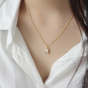 LouLeur 925 sterling silver Baroque pearl necklace water ripple chain irregular elegant pendant necklace for women jewelry gift
LouLeur 925 sterling silver Baroque pearl necklace water ripple chain irregular elegant pendant necklace for women jewelry gift