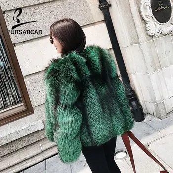 FURSARCAR Real Fur Jacket Coat Fox Fur Genuine Leather Coat High Quality Short Fox Fur Overcoat Winter Women Emerald Fur Coat
FURSARCAR Real Fur Jacket Coat Fox Fur Genuine Leather Coat High Quality Short Fox Fur Overcoat Winter Women Emerald Fur Coat