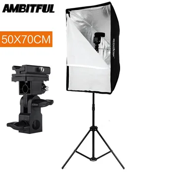 Godox 50 x 70cm Umbrella Softbox with 2m Light Stand,Type-B, Hot Shoe Holder Bracket Kit for Canon Nikon Godox Speedlite Flash
Godox 50 x 70cm Umbrella Softbox with 2m Light Stand,Type-B, Hot Shoe Holder Bracket Kit for Canon Nikon Godox Speedlite Flash