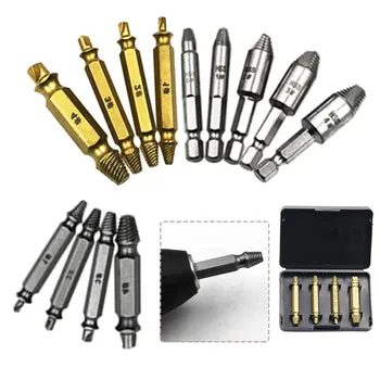 Speed High Black 4pcs Out Bits Set Bolt Speed Extractor Guide Screw Silver Drill Alloy Steel Broken Gold Remover Steel Damaged
Speed High Black 4pcs Out Bits Set Bolt Speed Extractor Guide Screw Silver Drill Alloy Steel Broken Gold Remover Steel Damaged
