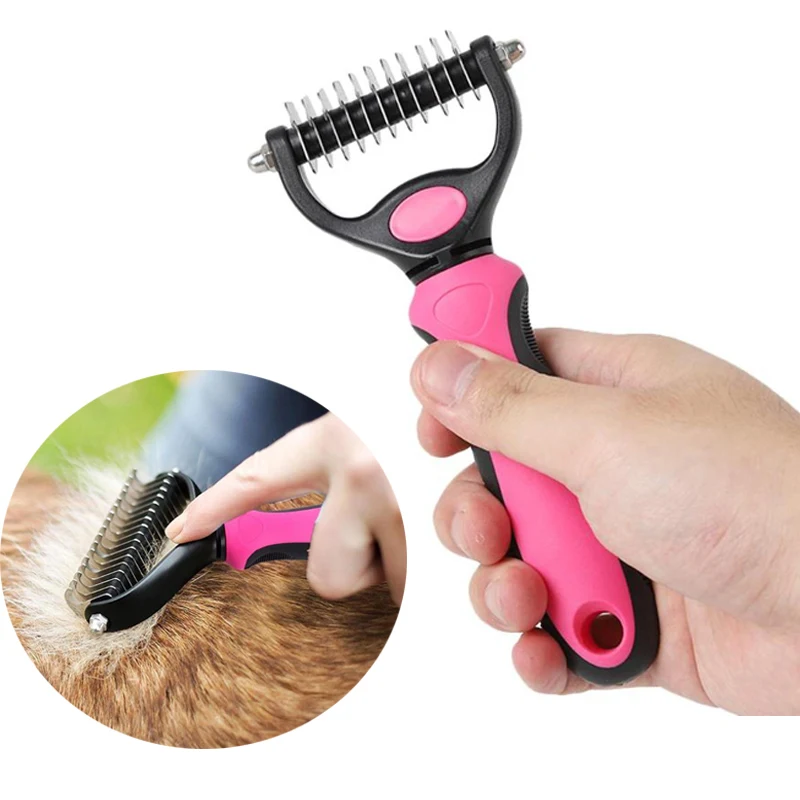 Pet Cat Dog Comb Brush Double-sided Large Dogs Open Knot Rake Comb Grooming Tools for Dog Puppy Pet Product
Pet Cat Dog Comb Brush Double-sided Large Dogs Open Knot Rake Comb Grooming Tools for Dog Puppy Pet Product