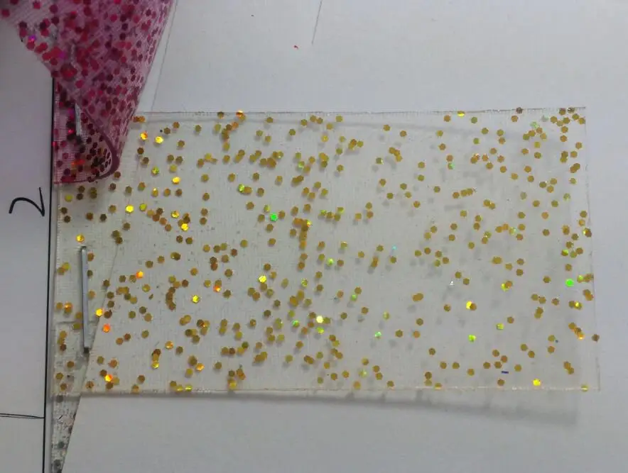 Прозрачные ТПУ блестки кожа просеиваемые для DIY аксессуары P1306|glitter leather|leather glittertpu