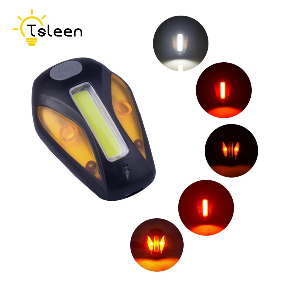TSLEEN 120 Lumens COB Rechargeable USB Bicycle Tail Lamp Bike Rear Front Safety Light 500mAh Bicycle Emergency Warning Tail Lamp
TSLEEN 120 Lumens COB Rechargeable USB Bicycle Tail Lamp Bike Rear Front Safety Light 500mAh Bicycle Emergency Warning Tail Lamp