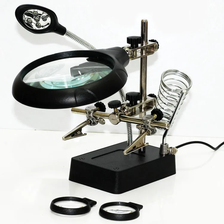 5LED combination multi-function precision electronic soldering station magnifying glass soldering iron
5LED combination multi-function precision electronic soldering station magnifying glass soldering iron