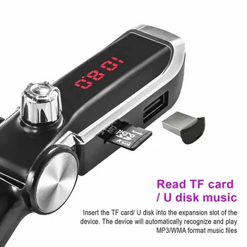 Handsfree Bluetooth Car Kit 2 USB Car Charger Wireless 3.1 Charger FM Transmitter MP3 Music Player FM Modulator Car Speakerphone
Handsfree Bluetooth Car Kit 2 USB Car Charger Wireless 3.1 Charger FM Transmitter MP3 Music Player FM Modulator Car Speakerphone